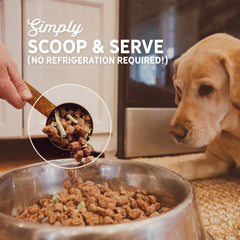 Tally's Ranch etiqueta vet formulada, dieta completa y balanceada para perros