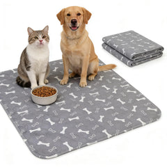 Tapetes para cachorros con feromonas y diseño geométrico, ideal para entrenamiento en casa.