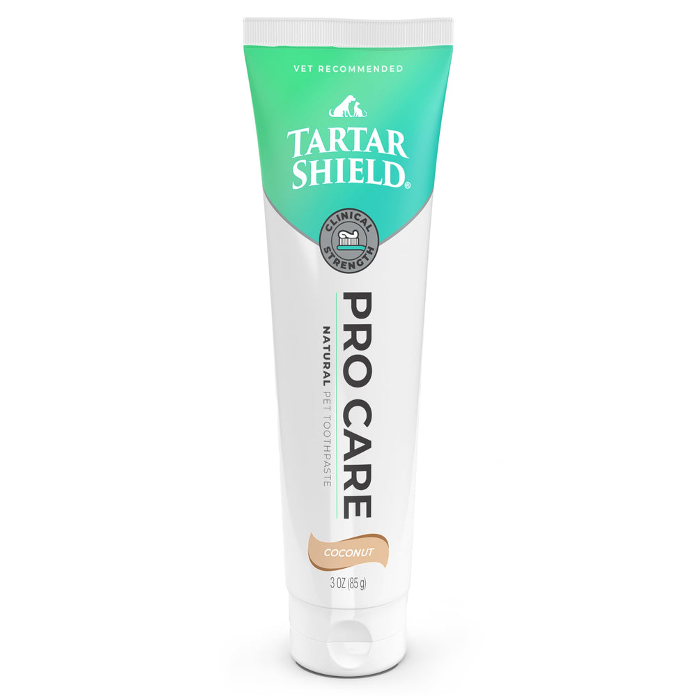 Tartar Shield Pro Care: pasta dental en envase de 3 oz para aliento fresco.