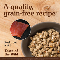 Taste of the Wild Canyon River; proceso familiar en EE. UU. usando ingredientes confiables.