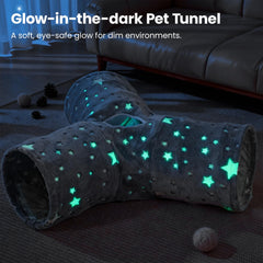 Tempcore tubo fotoluminiscente, crea luz suave para la curiosidad nocturna de tu gato.