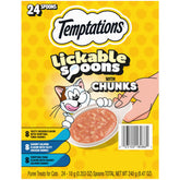 Temptations Lickable Spoons: paquete variado para recompensas deliciosas sin desorden.