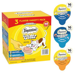 Temptations Cucharas Lickables para premiar y jugar con el gato