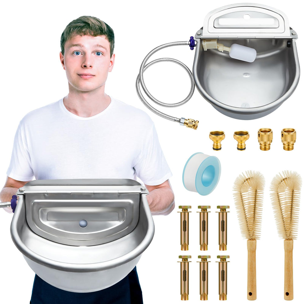 Tessco for you cuenco automático 4.5L para ganado, flujo constante de agua