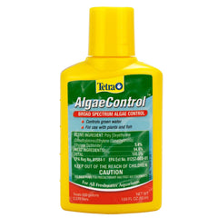 Tetra Algaecontrol: botella vertida para controlar algas en el acuario.