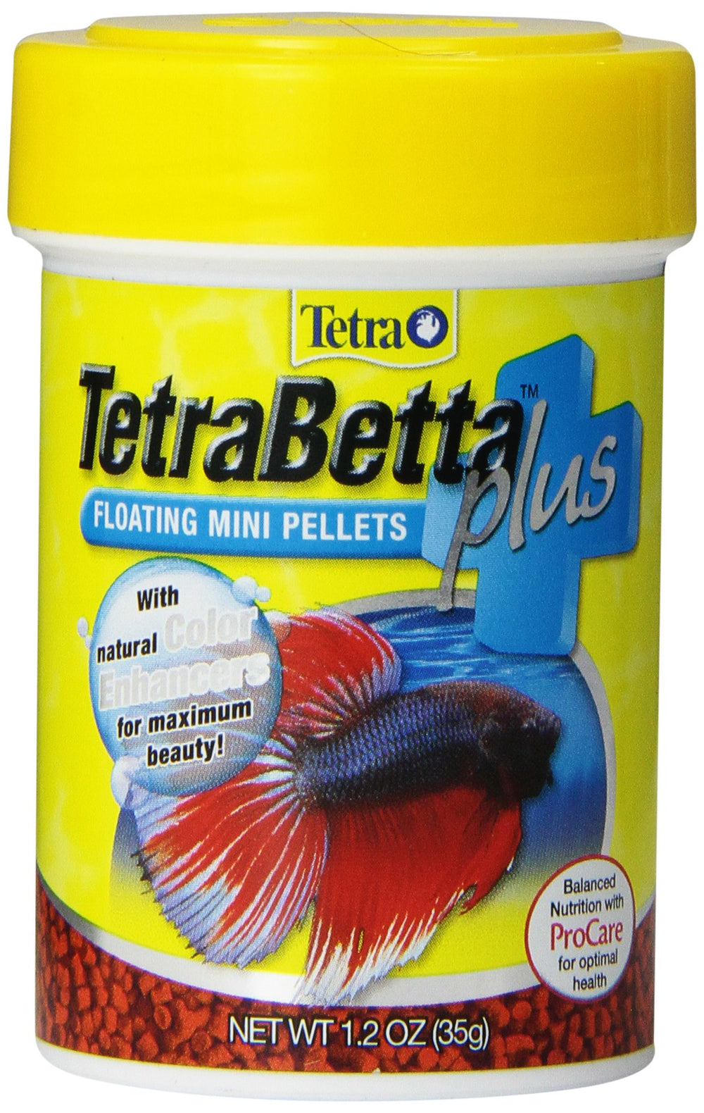 TetraBetta Plus gránulos flotantes mini: alimento diario para bettas que favorece energía y color.
