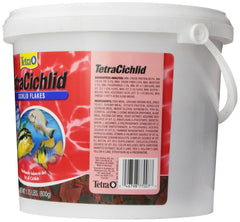 Tapa dispensador de TetraCichlid Flakes para alimentar sin salpicaduras.