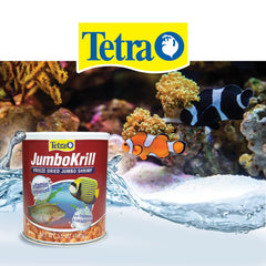 Tetra JumboKrill: alimento de complemento para peces de agua dulce y salada.