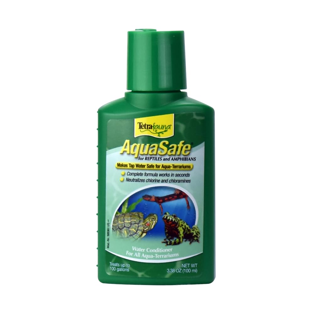 Botella frontal de TetraFauna AquaSafe para terrarios.