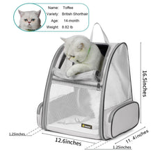 Texsens malla lateral ventilada mantiene aire fresco para la mascota durante salidas
