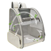 Texsens Mochila Portamascotas ventilada para viajes con mascotas pequeñas.