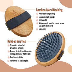 The Buddy System banda elástica ergonómica facilita sostener y guiar el cepillado