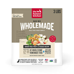 The Honest Kitchen base-mix-frutas-verduras deshidratadas para perros con sabor natural