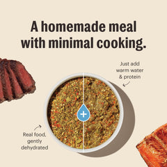 The Honest Kitchen Base Mix sin conservantes artificiales, opción natural.