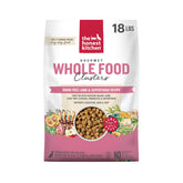 The Honest Kitchen clústeres de cordero en bolsa de 18 lb, opción nutritiva para perros adultos.