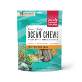 The Honest Kitchen pieles de bacalao crujientes en bolsa, snack natural para perros.