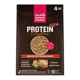 The Honest Kitchen Protein Plus+ Clusters en bolsa, carne y pollo para perros activos.