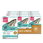 The Honest Kitchen refuerzo de comida con salmón y pollock en envase de 12 paquetes para perros