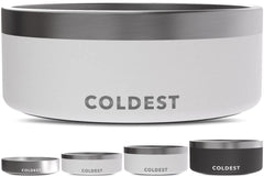 The Coldest Water comedero para perros anticorrosión con base estable