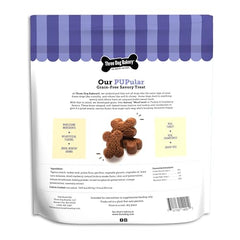 Textura suave de las galletas Three Dog Bakery listas para morder con sabor pavo-arándano