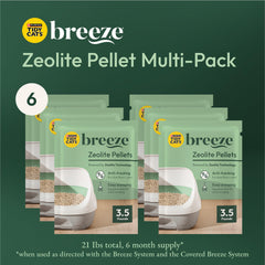 Tidy Cats Breeze pellets-absorcion-uria facilitan la separación de orina y limpieza.
