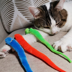 TIENAILING Recharges en polyester pour chat – matériau durable et jeu répété.