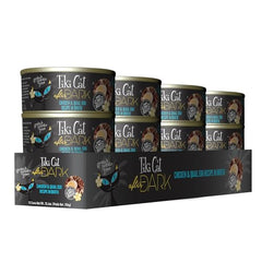 Tiki Cat After Dark: trozos de pollo en caldo para gatos adultos con sabor