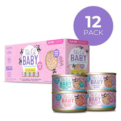 Tiki Cat Baby Shreds lata pollo-atun-higado, variedad sabrosa para entrenamiento diario