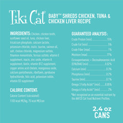Tiki Cat Baby: sin granos, fórmula limpia para gatitos