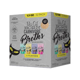 Tiki Pets Born Carnivore Broths pack de 12 sobres para hidratar y realzar sabor.