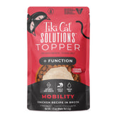 Tiki Pets Solutions Movilidad Aderezo, caldo de pollo, ideal para hidratación diaria.