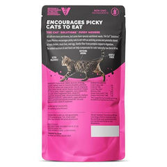 Tiki Cat Solutions Fussy Mousse textura cremosa, apoya la digestión suave.