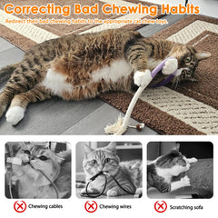 Tocirelo cuerda para gatos 19-7 pulgadas, ideal para denticion y juego