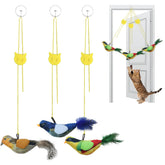 Tocirelo Pájaro Interactivo Colgante: conjunto de tres para entretenimiento continuo