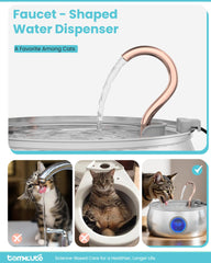 Tomxcute bomba ultra silenciosa mantiene el flujo de agua en silencio.