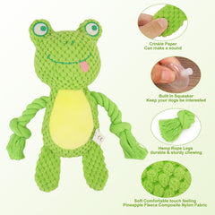 TONYFY peluche interactivo para perro: promueve juego y compañía