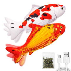 TOOGE pez flotante interactivo con SilverVine para gatos activos