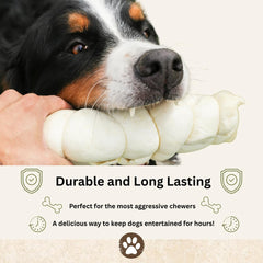 Top Dog Chews rollos de res fortalecen mandíbulas y fomentan masticación prolongada