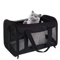 Top tasta transportín gato, aire aprobado, ideal para cabina de avión.