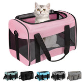 Top tasta transportín para gatos bajo asiento, ideal para cabinas de avión.