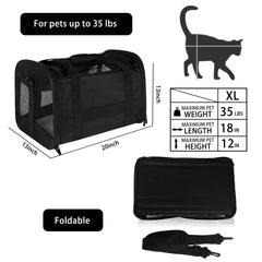 Top tasta transportín mascotas, plegable y duradero para viajes.
