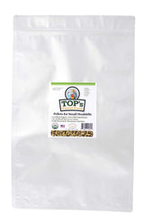 TOP's Parrot Food Pellets para aves pequeñas en envase de 10 lb, ideal para uso diario.