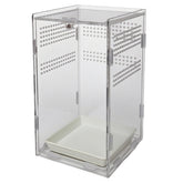 TOTZLIAN terrario para arañas: caja compacta de 4,7x4,7 pulgadas para mascotas arbóreas.