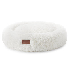 Town & Country Luxe CuddleTown cama donut crema redonda para descanso cómodo