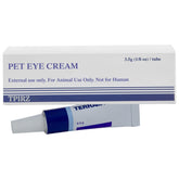 TPIRZ crema ojos mascotas en tubo, aplicación suave alrededor del ojo.