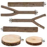 Treewoll percha recta para aves con agarre seguro y superficie natural