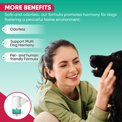 Difusor TriOak para perros, uso diario en hogar tranquilo