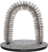 TRIXIE arco de masaje para gatos con cerdas suaves para cepillado cómodo.