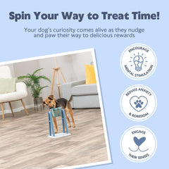 TRIXIE Turn Around: tapas-patrones para aumentar la dificultad y la exploración