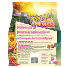 Tropical Carnival al alimento gourmet aves: omega y probióticos para digestión equilibrada